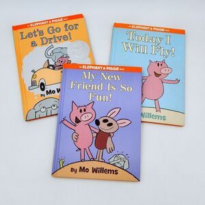 Mo Willems Elephant & Piggie Books Set Lot 3 Hardcover Childrens Book Series